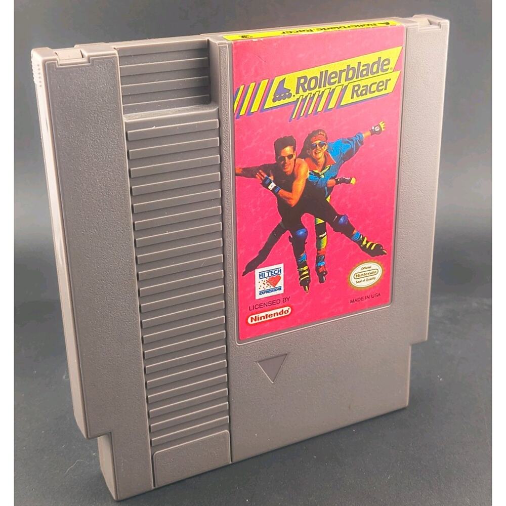 Rollerblade Racer (Nintendo NES, 1993) Authentic Cartridge Only - Clean Label!